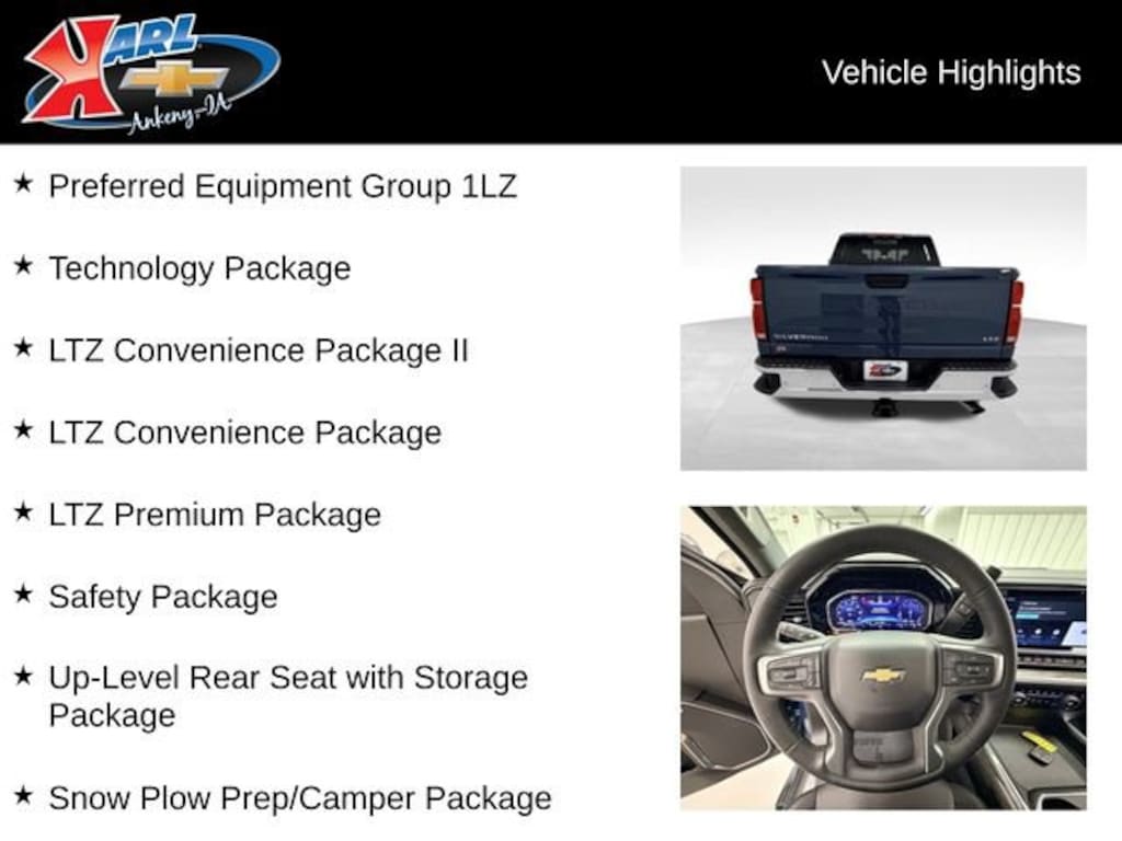 Used 2025 Chevrolet Silverado 2500 HD LTZ Truck Crew Cab