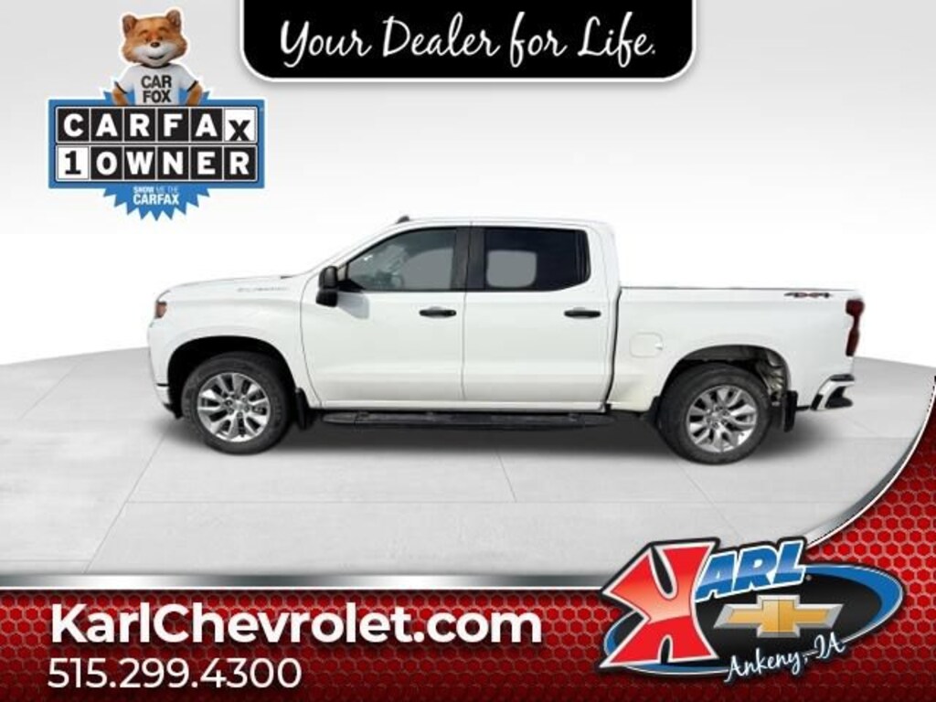 Used 2020 Chevrolet Silverado 1500 Custom Truck Crew Cab