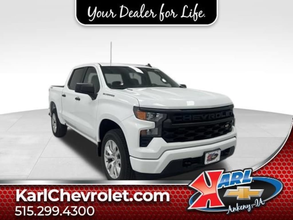 New 2026 Chevrolet Silverado 1500 Custom Truck Crew Cab