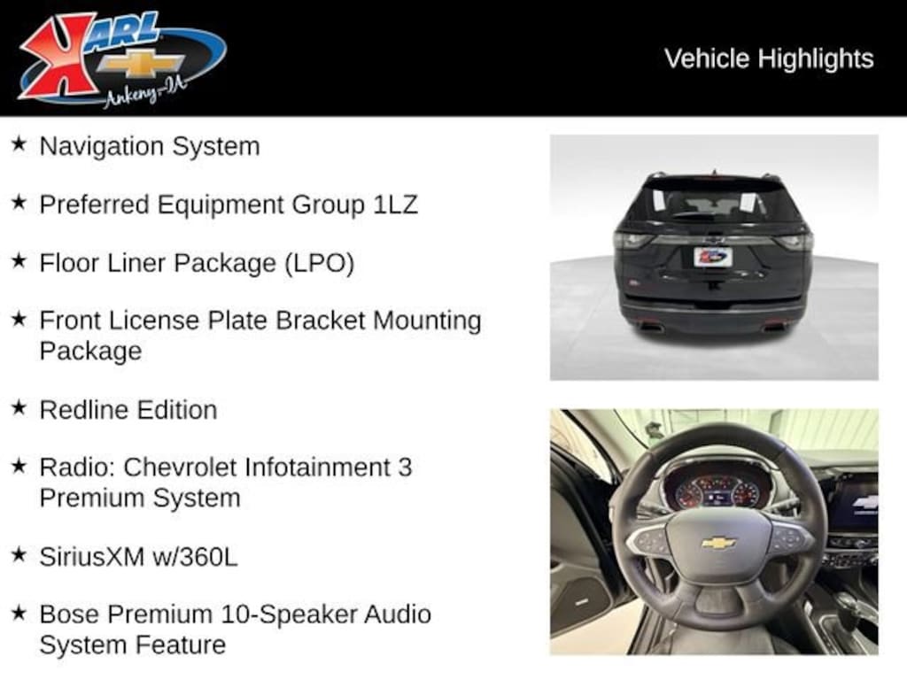 Used 2020 Chevrolet Traverse Premier SUV