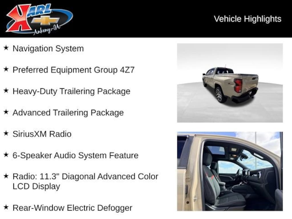 Used 2023 Chevrolet Colorado Z71 Truck Crew Cab