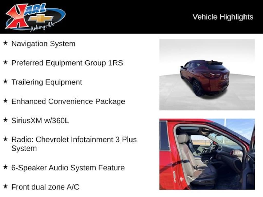 Used 2021 Chevrolet Blazer RS SUV