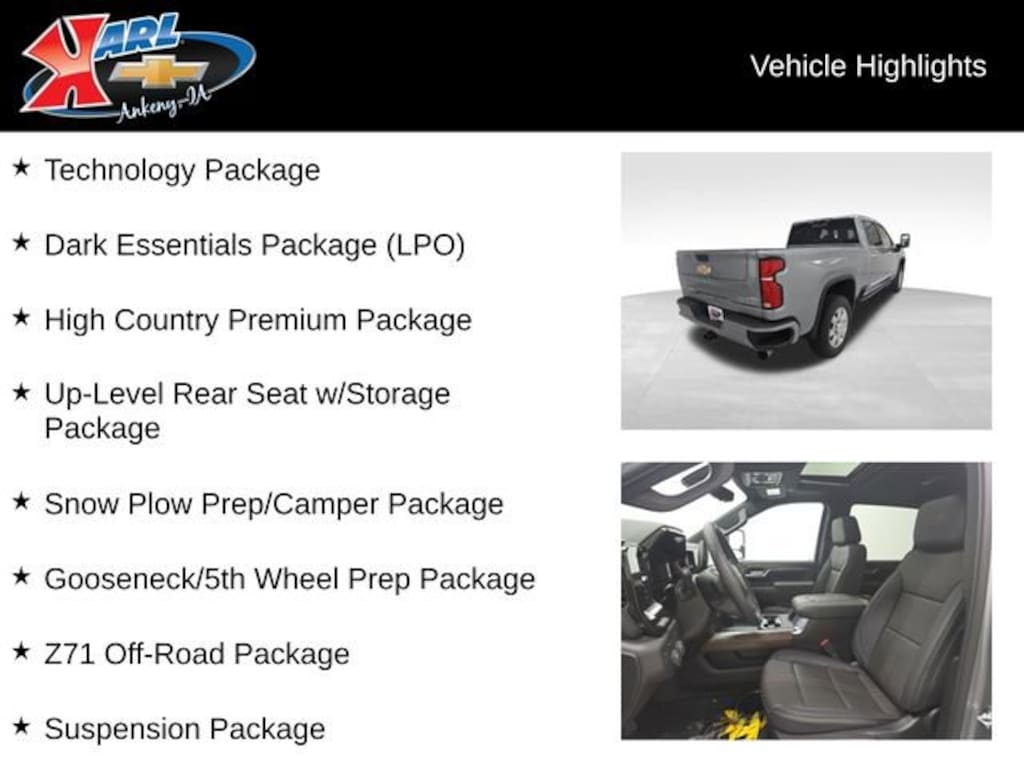 New 2026 Chevrolet Silverado 2500 HD High Country Truck Crew Cab