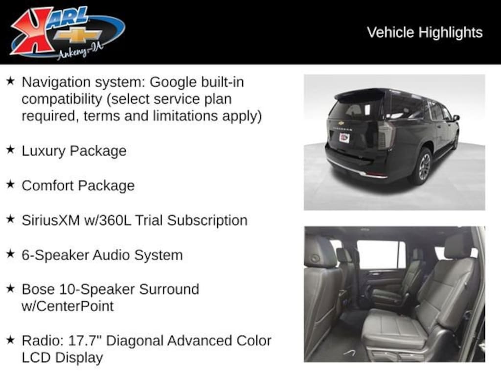 New 2026 Chevrolet Suburban LT SUV