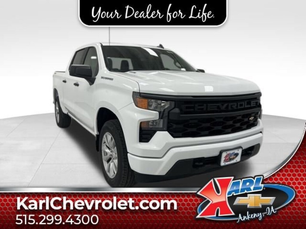 New 2026 Chevrolet Silverado 1500 Custom Truck Crew Cab