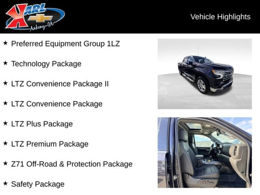 Used 2023 Chevrolet Silverado 1500 LTZ Truck Crew Cab