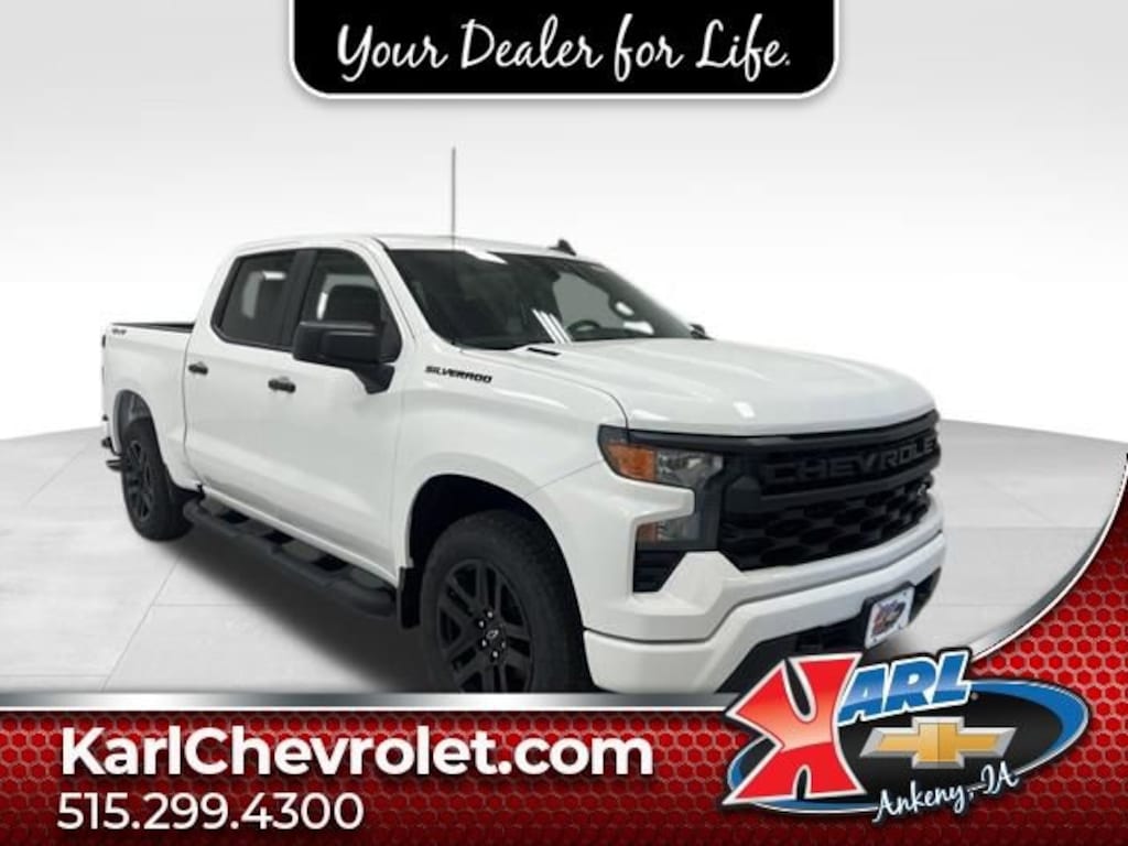 New 2026 Chevrolet Silverado 1500 Custom Truck Crew Cab