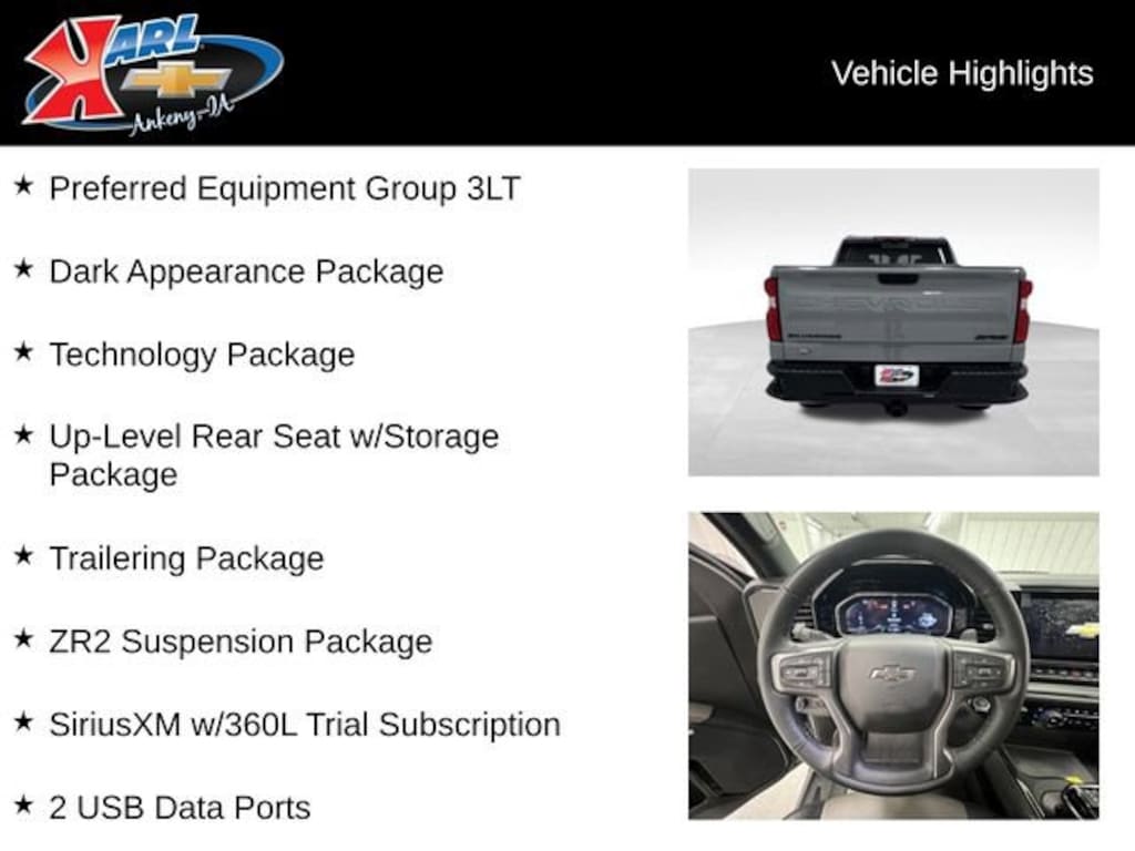 Used 2025 Chevrolet Silverado 1500 ZR2 Truck Crew Cab