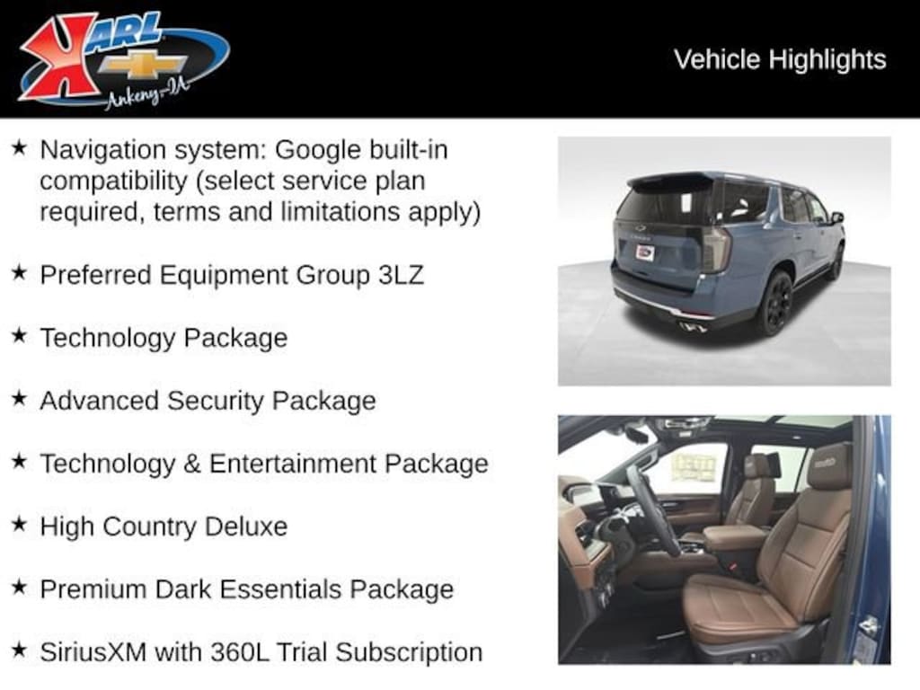 New 2026 Chevrolet Tahoe High Country SUV