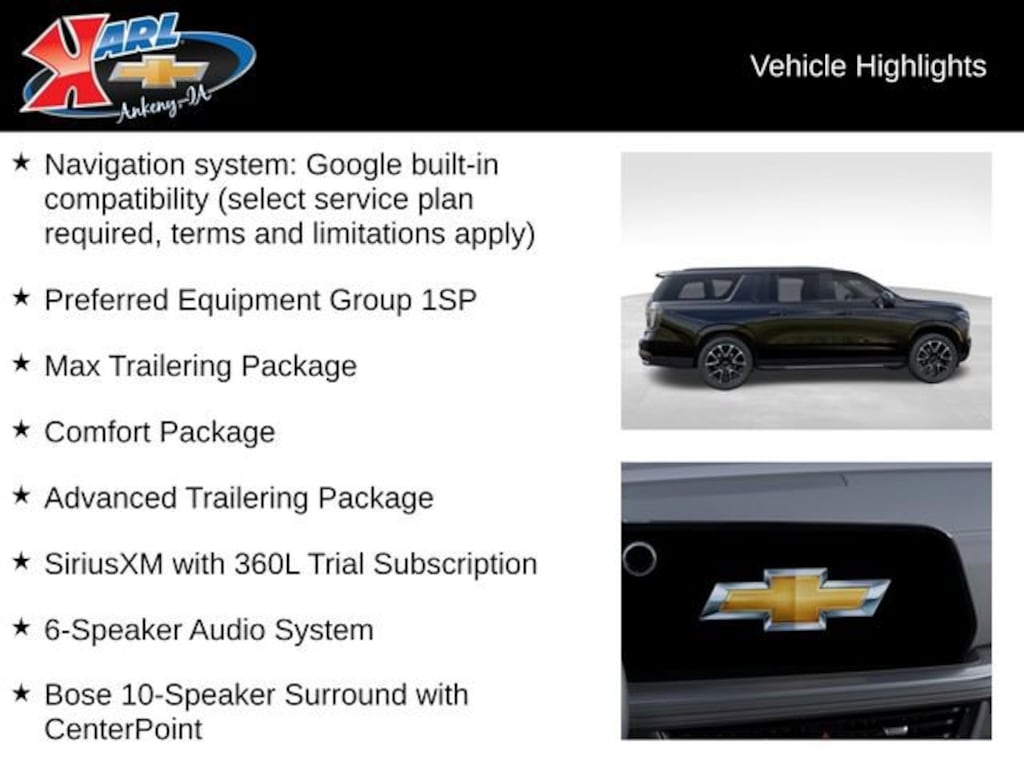 New 2026 Chevrolet Suburban RST SUV