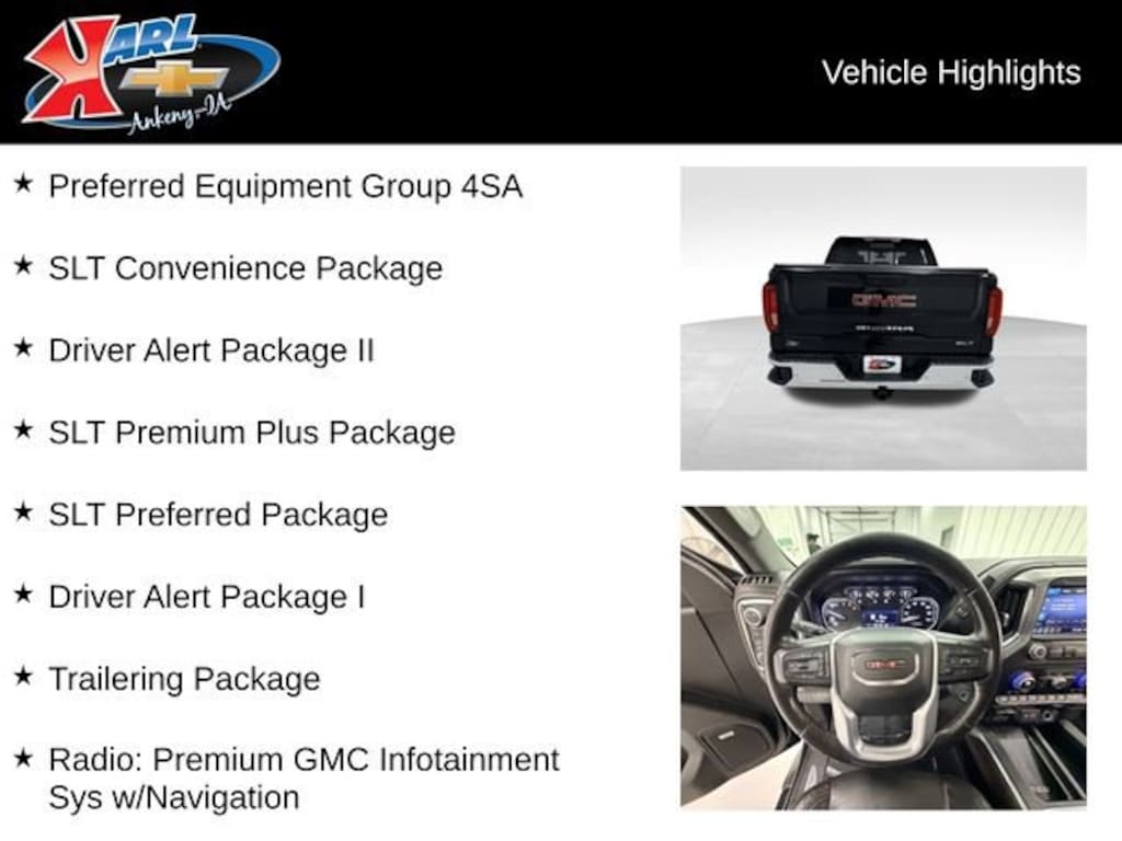 Used 2020 GMC Sierra 1500 SLT Truck Crew Cab