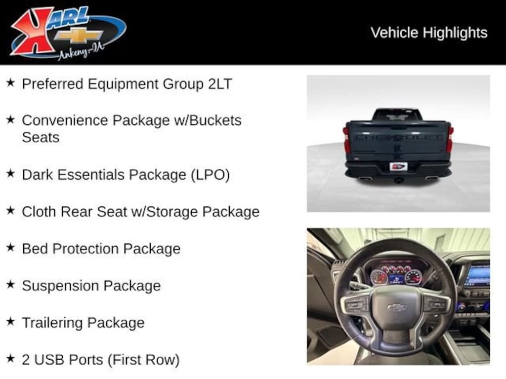 Used 2022 Chevrolet Silverado 1500 LTD LT Trail Boss Truck Crew Cab