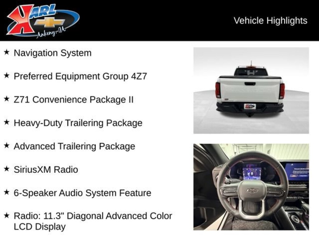 Used 2023 Chevrolet Colorado Z71 Truck Crew Cab