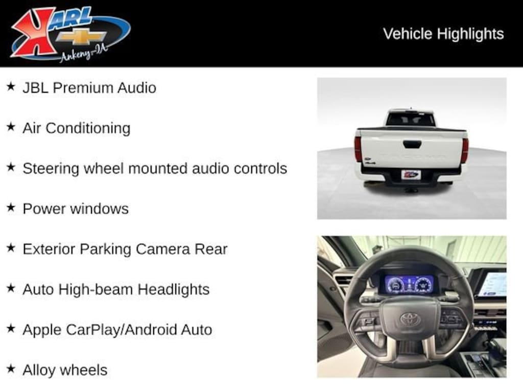 Used 2024 Toyota Tacoma 4WD SR5 Truck Double Cab