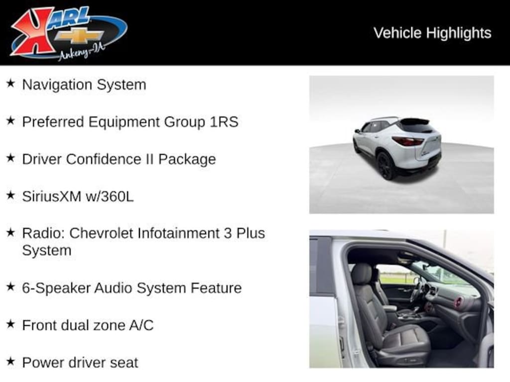Used 2022 Chevrolet Blazer RS SUV