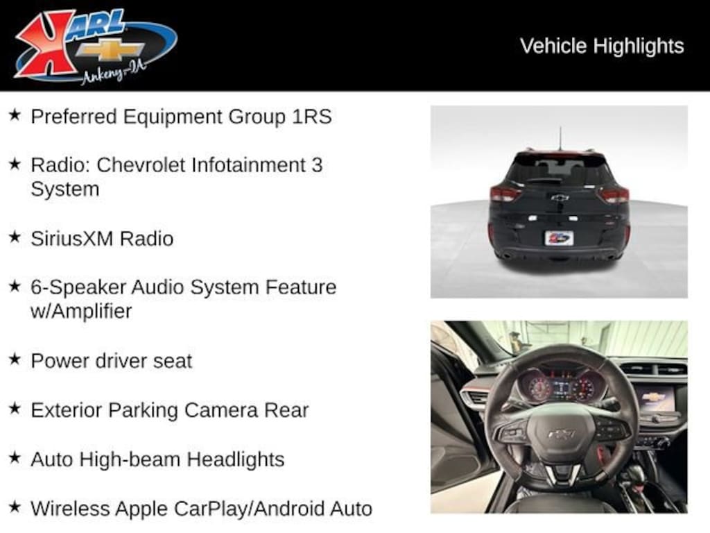 Used 2022 Chevrolet Trailblazer RS SUV