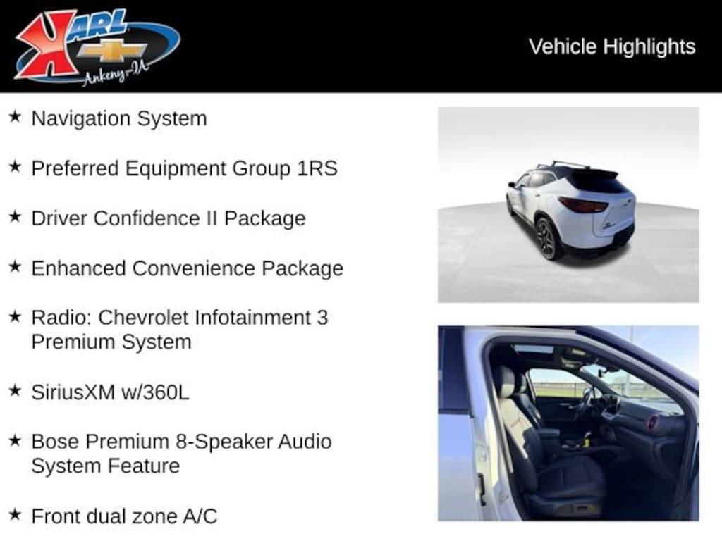 Used 2023 Chevrolet Blazer RS SUV