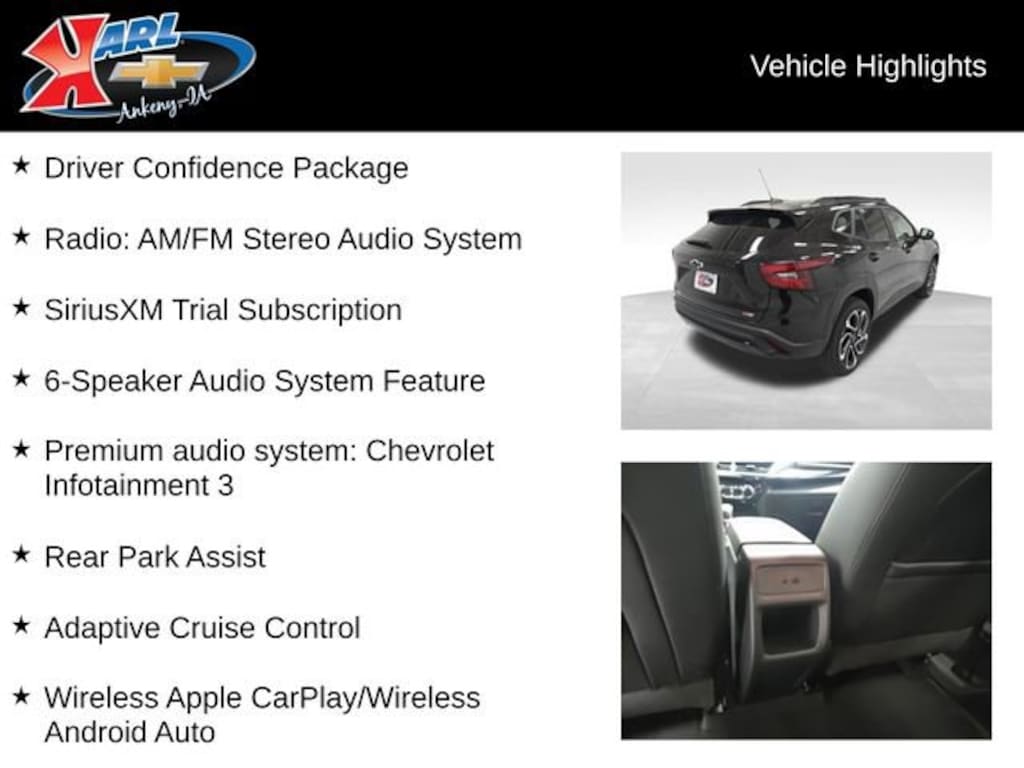 New 2026 Chevrolet Trax 2RS SUV