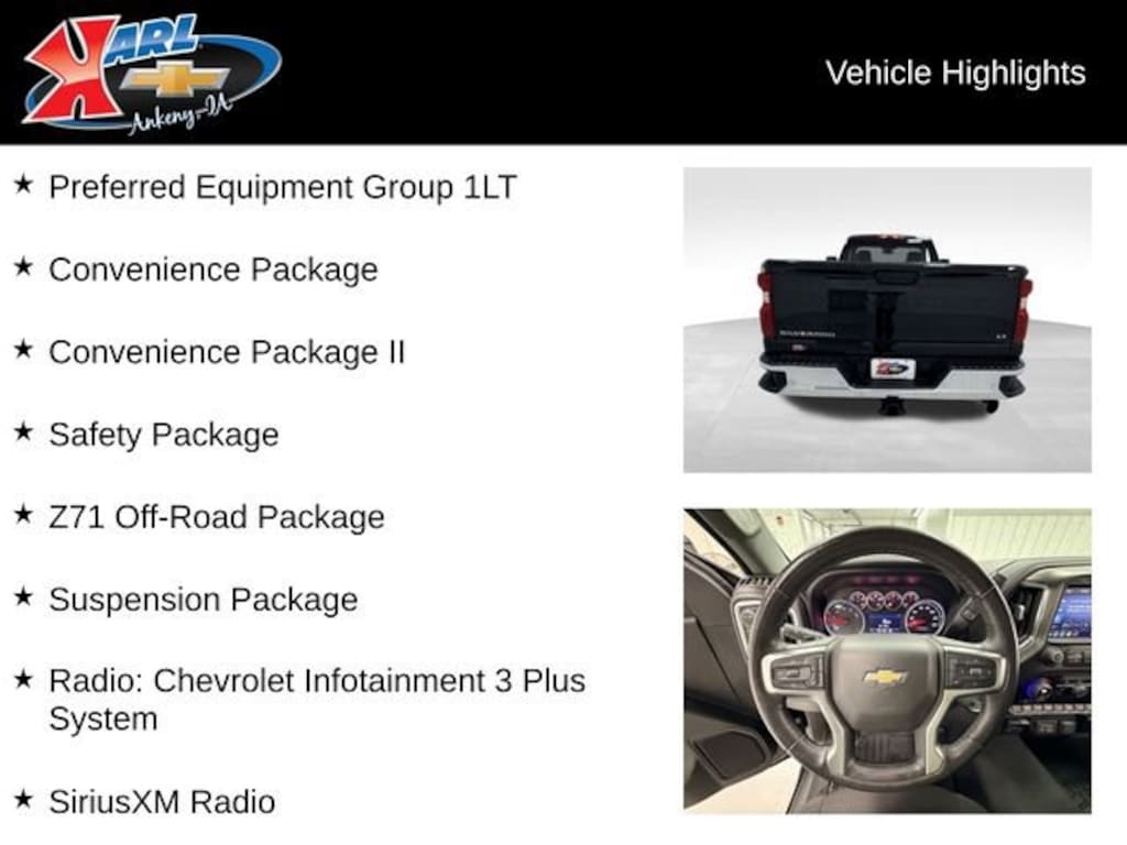 Used 2021 Chevrolet Silverado 2500 HD LT Truck Regular Cab