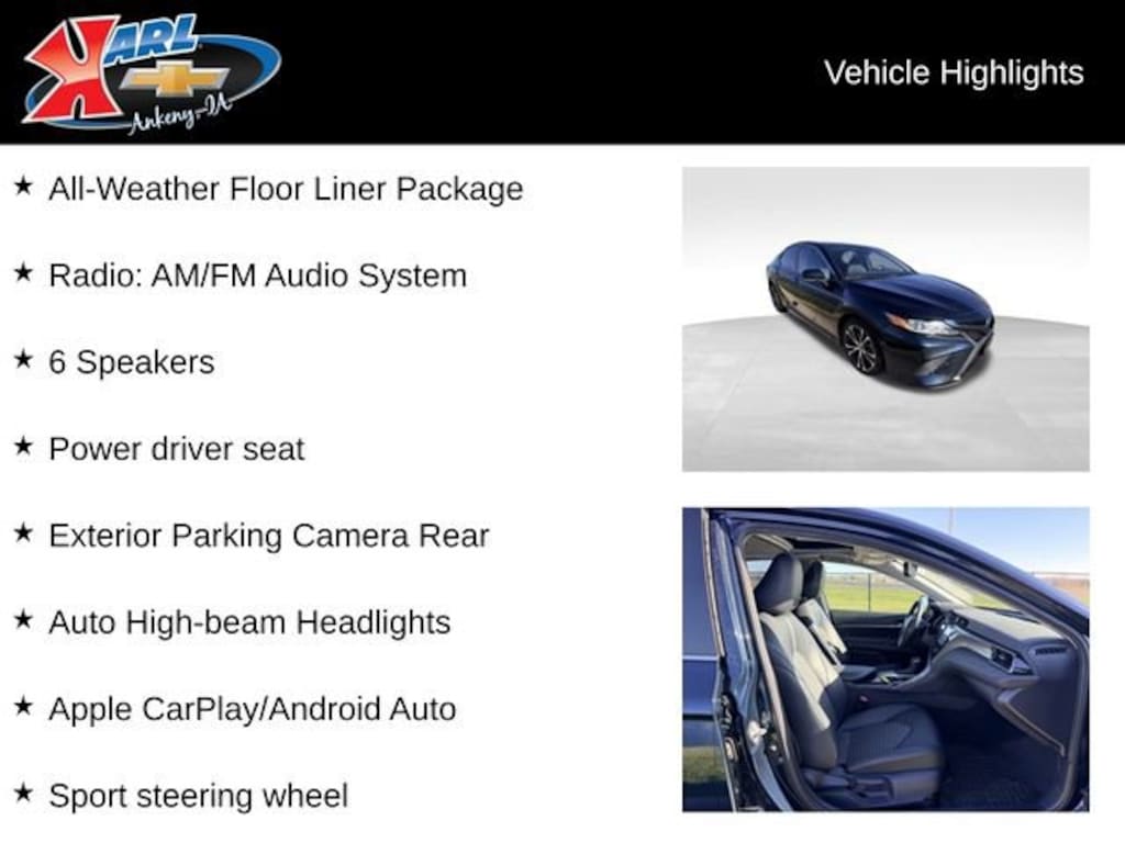 Used 2020 Toyota Camry SE Sedan