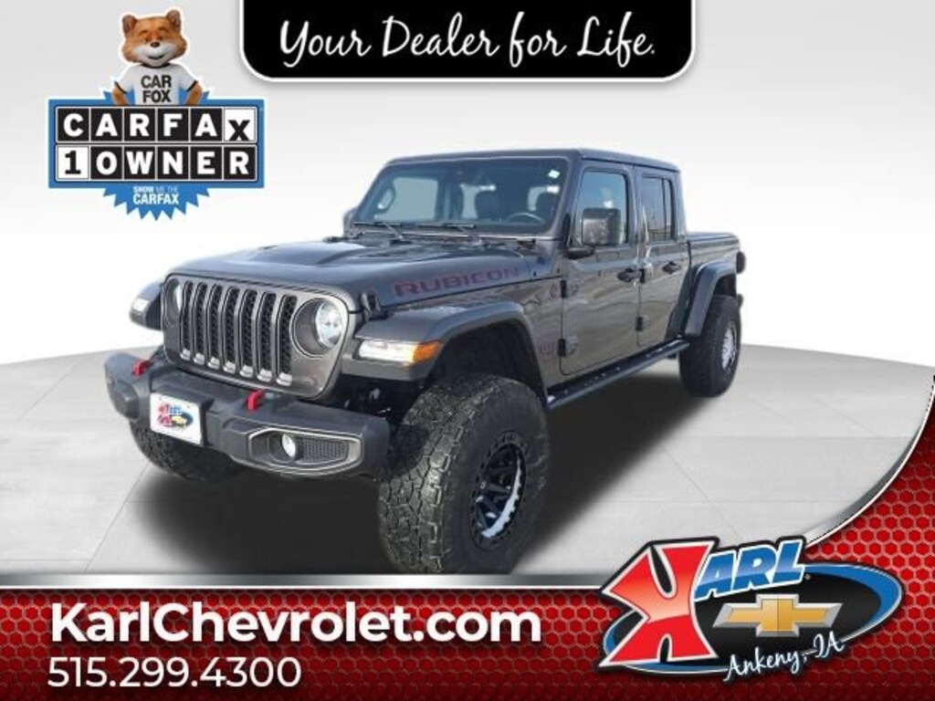 Used 2021 Jeep Gladiator Rubicon 4X4 Truck Crew Cab
