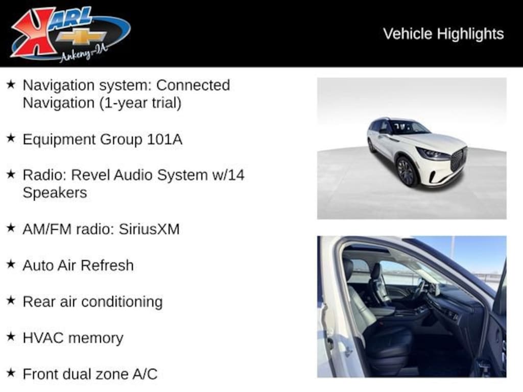 Used 2025 Lincoln Aviator Premiere