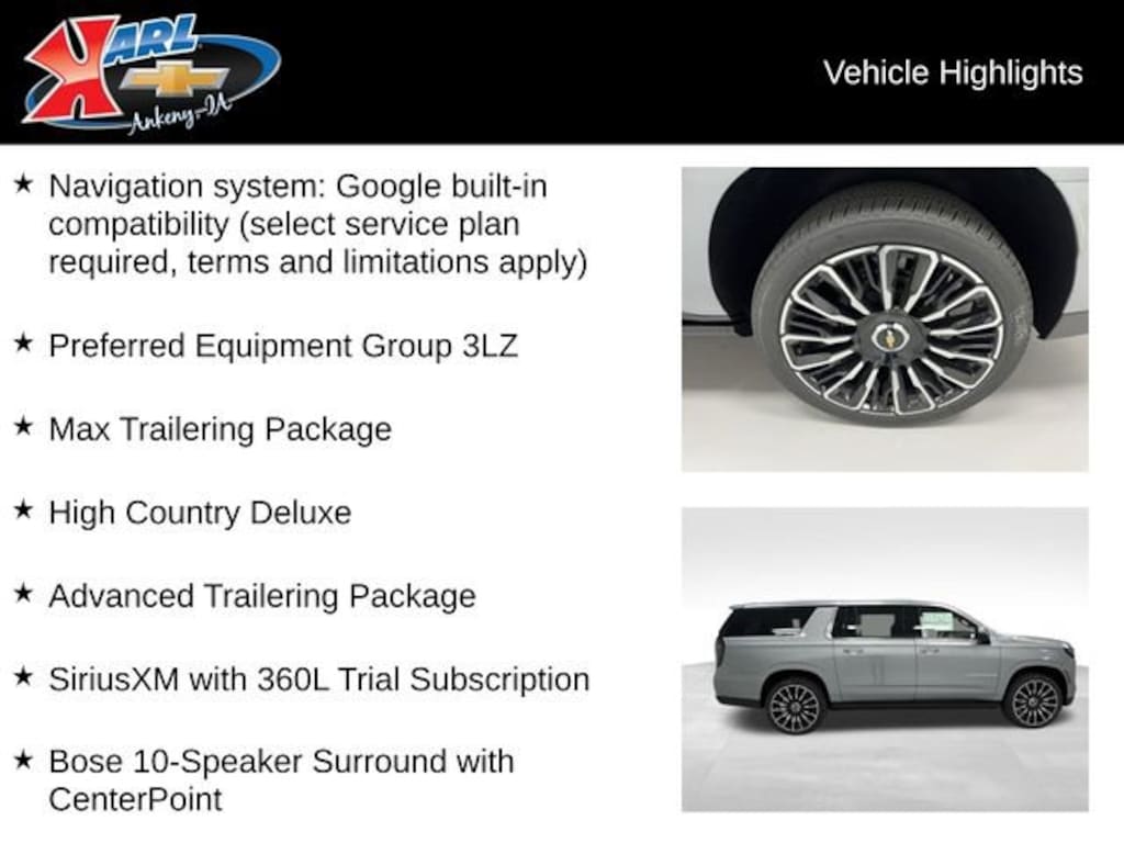 New 2026 Chevrolet Suburban High Country SUV
