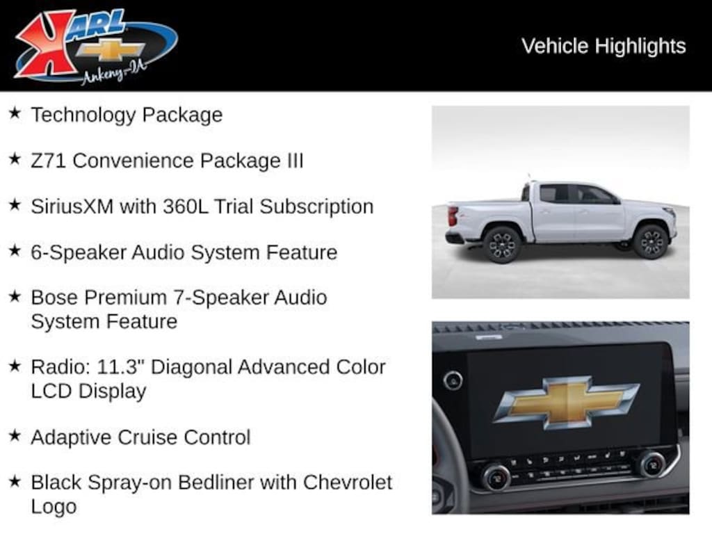 New 2026 Chevrolet Colorado Z71 Truck Crew Cab