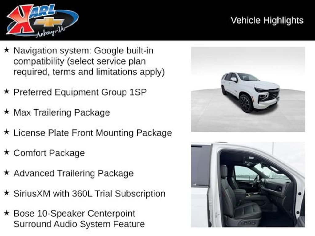 Used 2025 Chevrolet Tahoe RST SUV