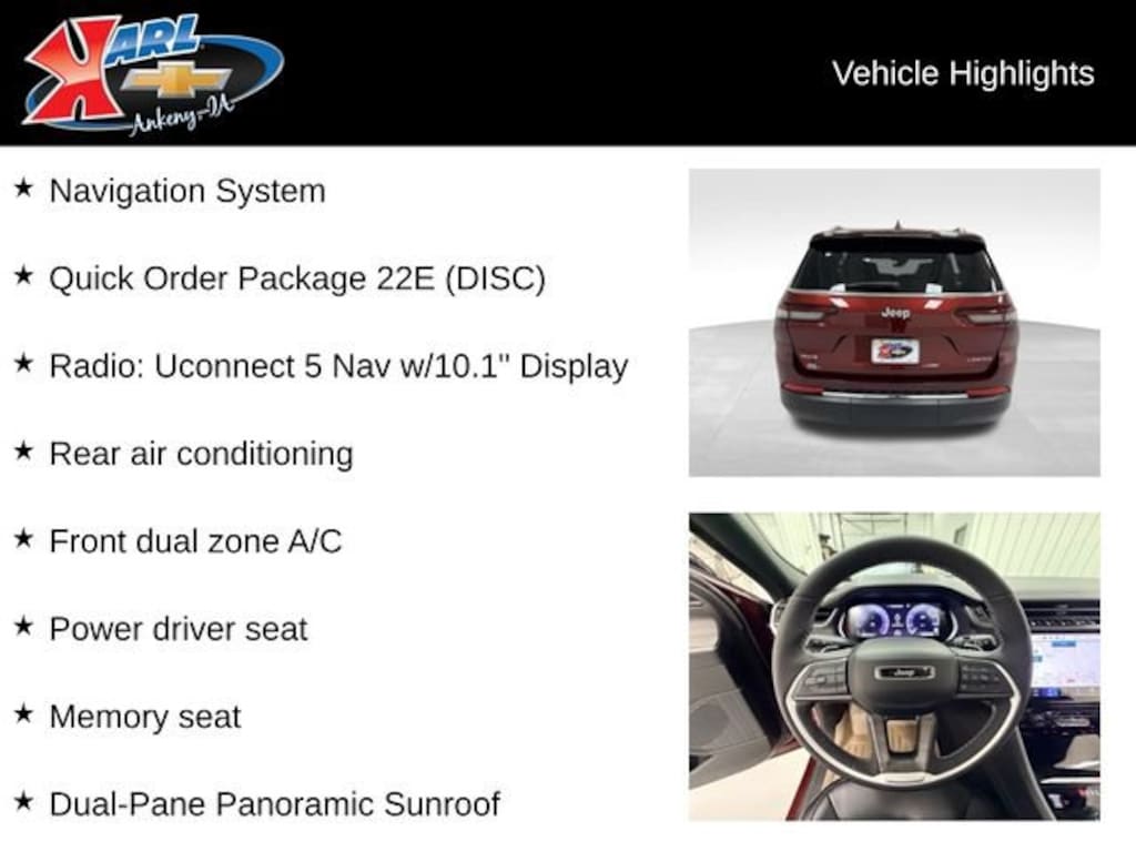 Used 2024 Jeep Grand Cherokee L Limited 4x4 SUV