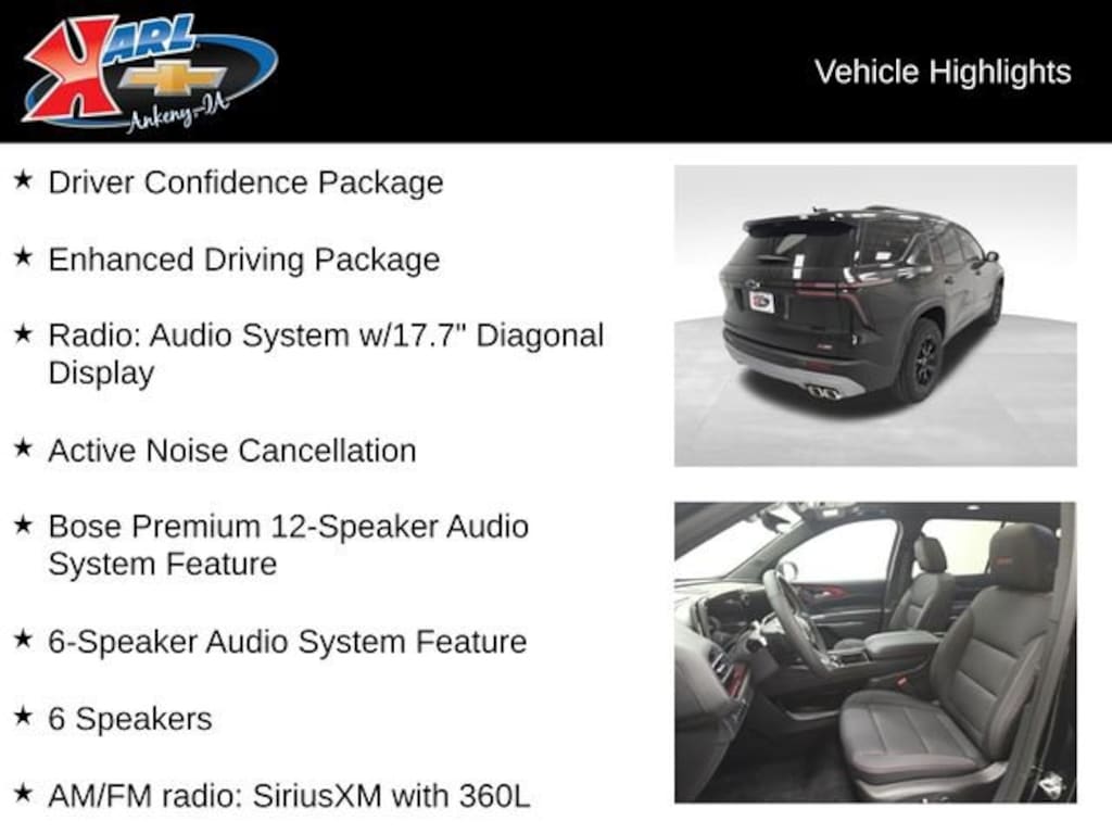 New 2026 Chevrolet Traverse Z71 SUV