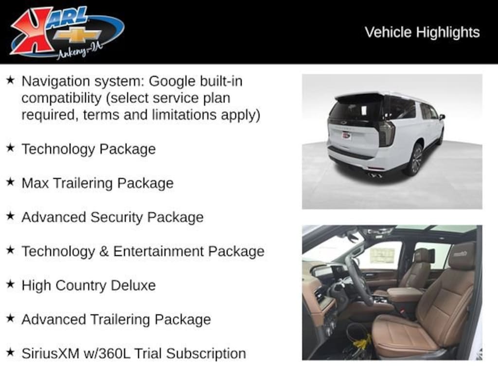 New 2026 Chevrolet Suburban High Country SUV