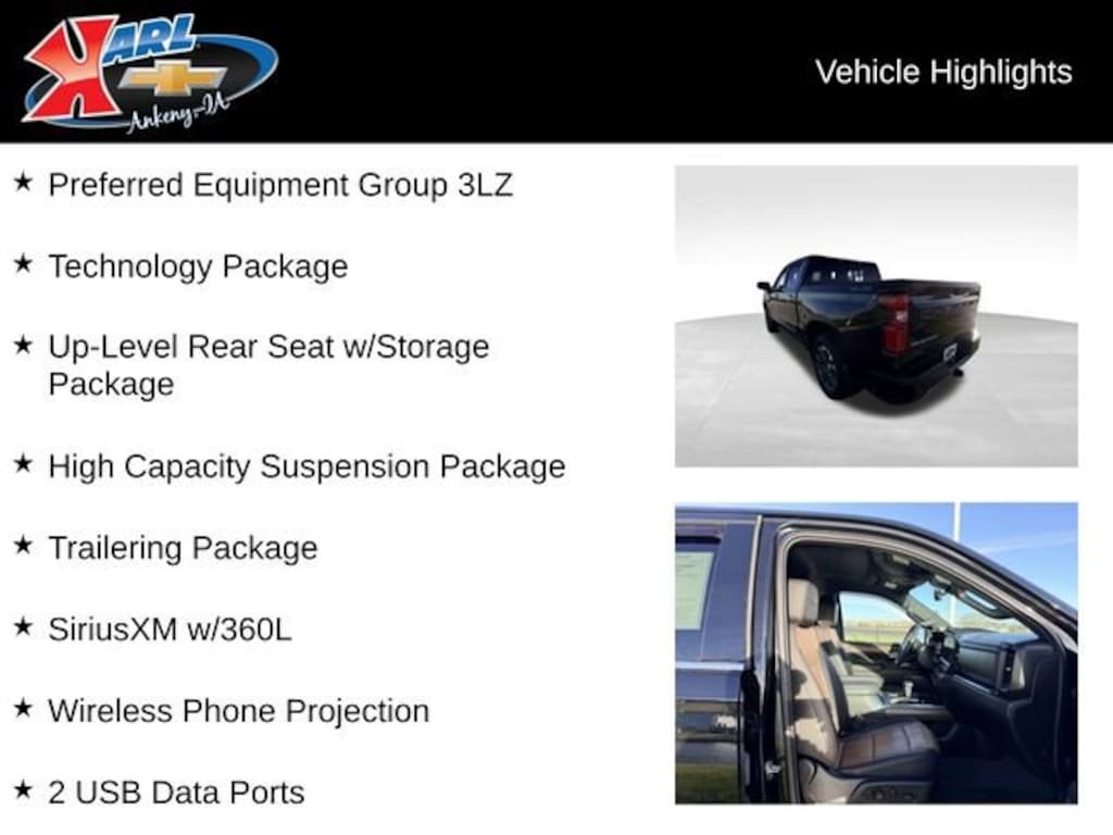 Used 2023 Chevrolet Silverado 1500 High Country Truck Crew Cab