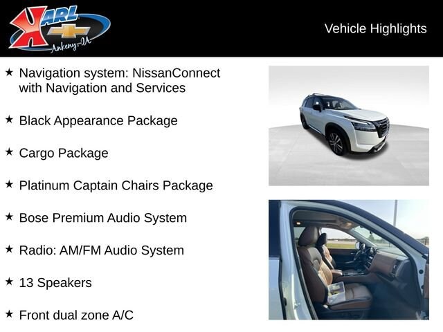 2024 Nissan Pathfinder Platinum photo 2