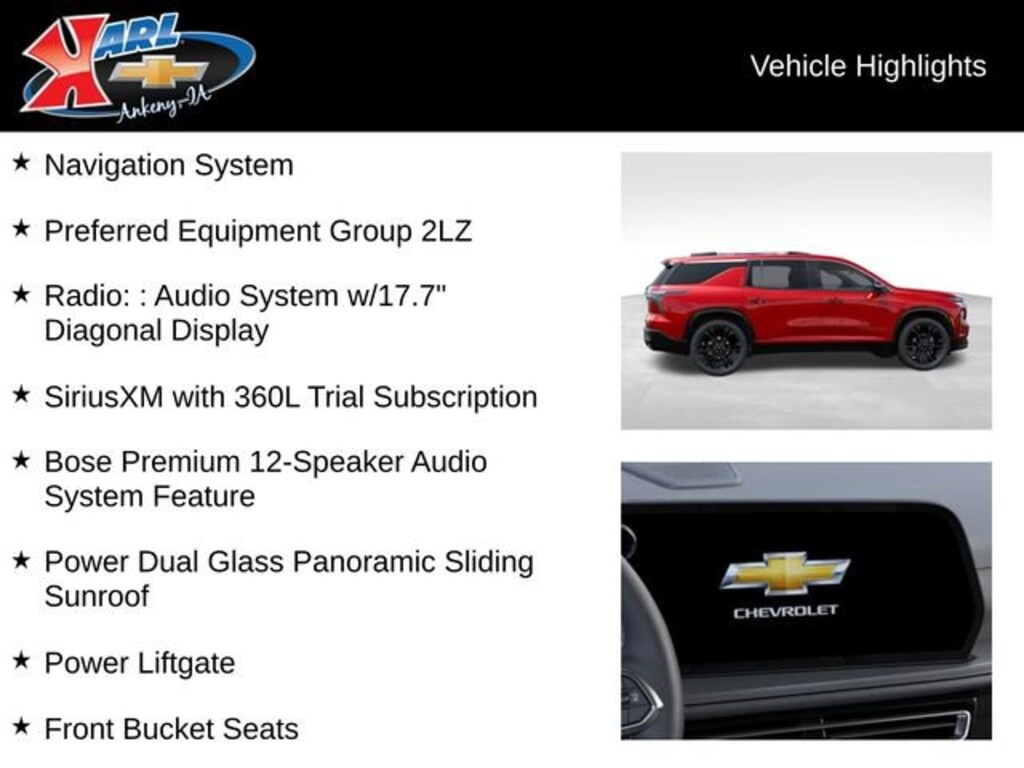 New 2026 Chevrolet Traverse High Country SUV