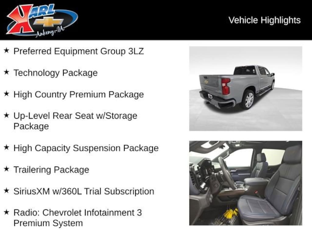 New 2026 Chevrolet Silverado 1500 High Country Truck Crew Cab