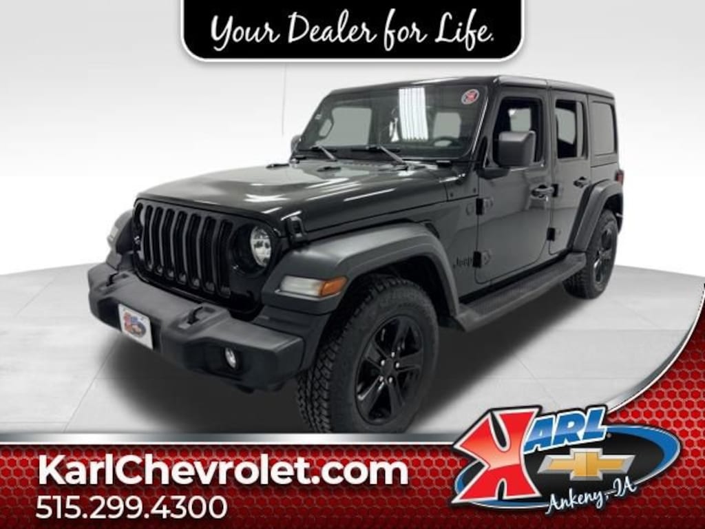 Used 2023 Jeep Wrangler 4-Door Sport Altitude 4x4 SUV
