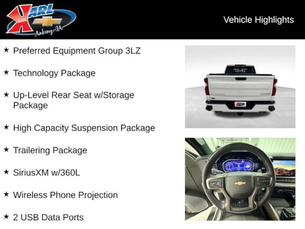 Used 2023 Chevrolet Silverado 1500 High Country Truck Crew Cab