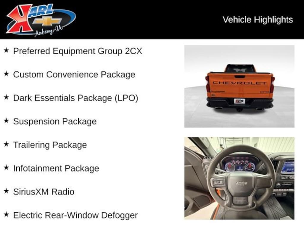 Used 2021 Chevrolet Silverado 1500 Custom Trail Boss Truck Crew Cab