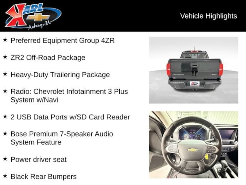 Used 2022 Chevrolet Colorado ZR2 Truck Crew Cab