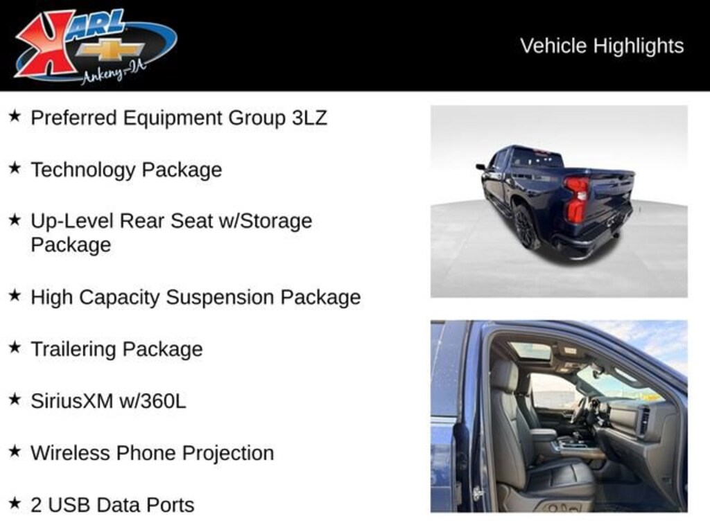 Used 2023 Chevrolet Silverado 1500 High Country Truck Crew Cab