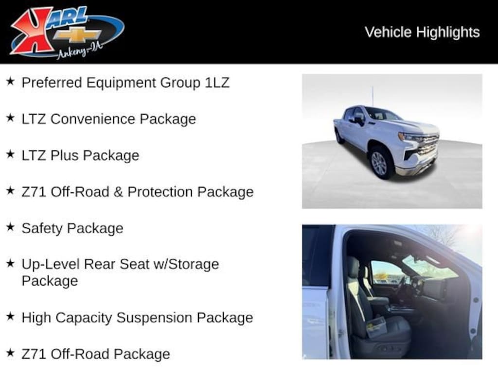 Used 2023 Chevrolet Silverado 1500 LTZ Truck Crew Cab