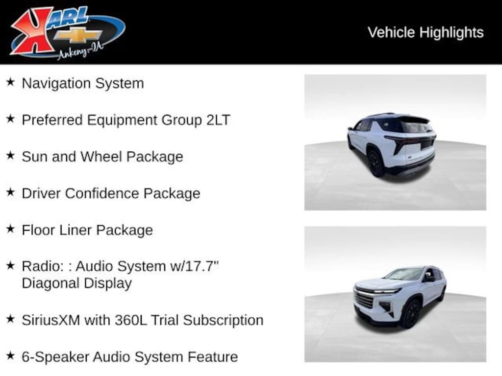 Used 2026 Chevrolet Traverse LT SUV