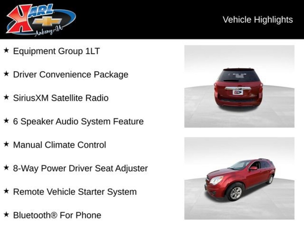 Used 2015 Chevrolet Equinox LT SUV