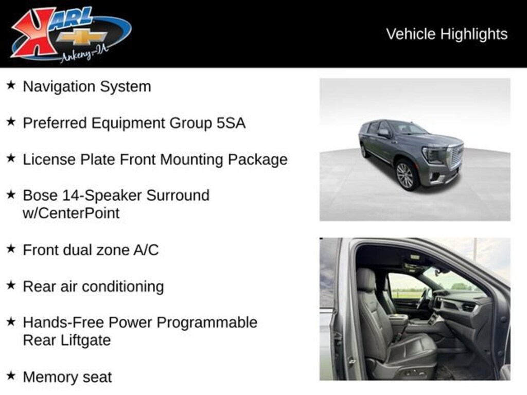 Used 2022 GMC Yukon XL Denali SUV