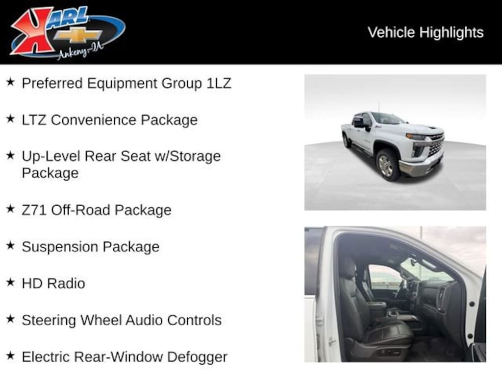 Used 2020 Chevrolet Silverado 2500 HD LTZ Truck Crew Cab