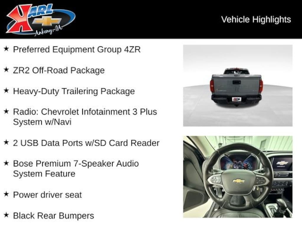 Used 2022 Chevrolet Colorado ZR2 Truck Crew Cab