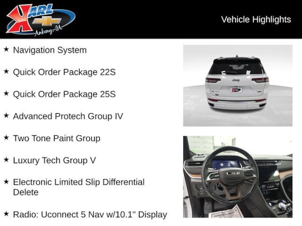 Used 2022 Jeep Grand Cherokee L Summit 4x4 SUV