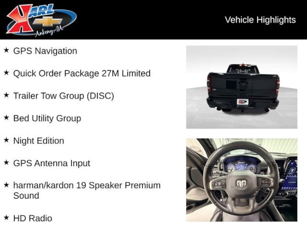 Used 2021 Ram 1500 Limited Crew Cab 4x4 57 Box Truck Crew Cab