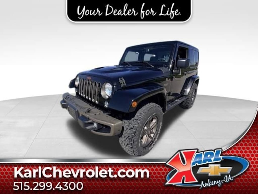 Used 2016 Jeep Wrangler 75th Anniversary SUV